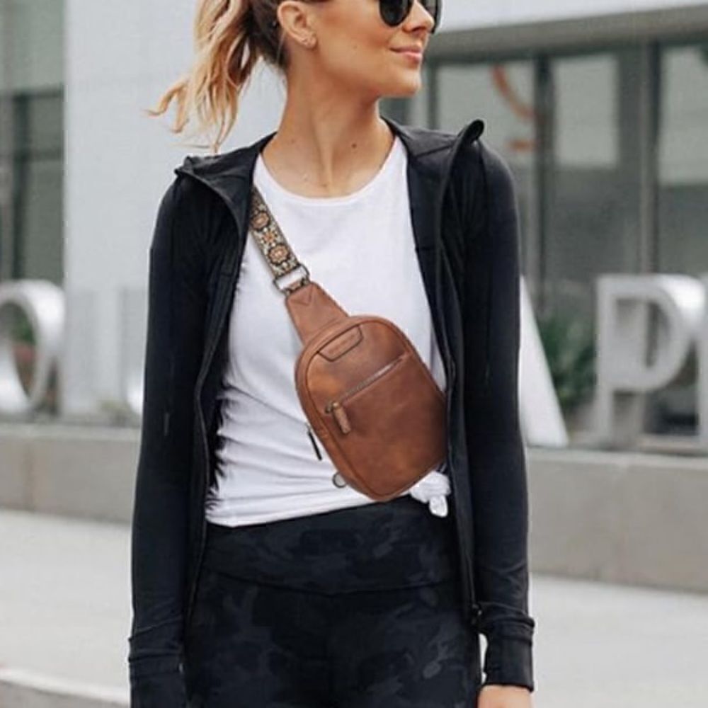 Leather Cross Body Sling Bag